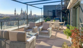 Ático mejores vistas al Pilar jacuzzi y garaje